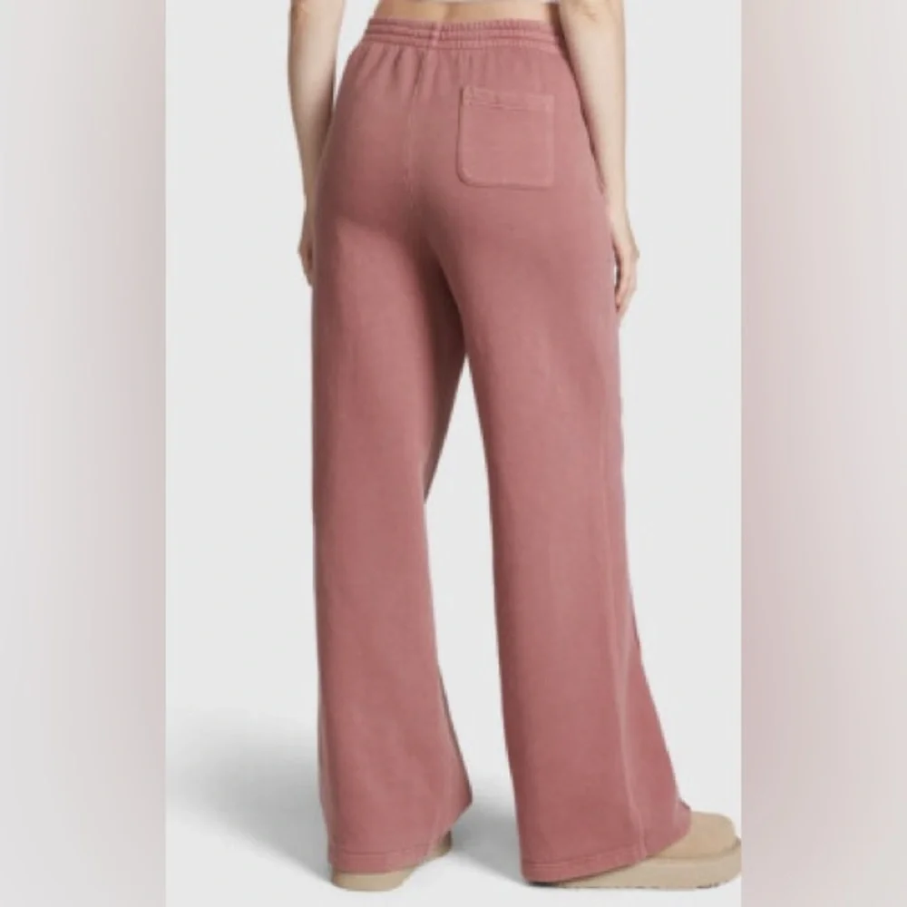 Victoria Secret Pink Premium Fleece Wide-Leg Pants - Picture 2 of 8